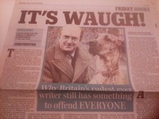 AUBERON WAUGH huge unique