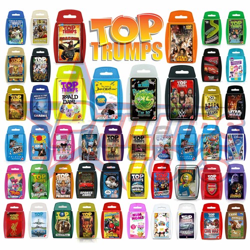 Top trumps kartenspiele - top, play