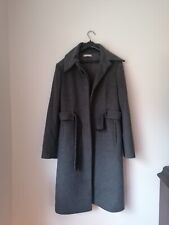 Stefanel klassischer grauer Wollmantel