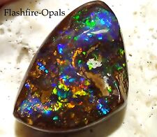 34,8ct. GEM CLASS BOULDER OPAL BRILLIANT ROT GRÜN-BLAU-GOLD  FLASHFIRE-OPALS