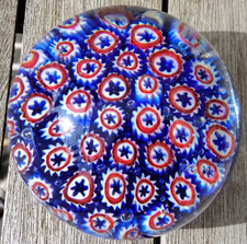 Briefbeschwerer Paperweight Glas Millefiori Höhe 5,5 cm