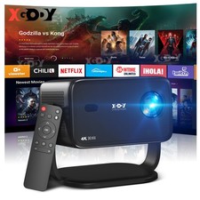 25000 lumen LED Projektor WiFi Android 4K USB HDMI Beamer UHD Heimkino Autofokus