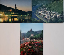 3 x COCHEM Mosel Postkarten