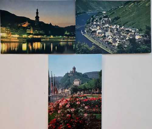 Cochem mosel postkarten - x,