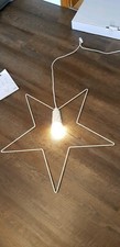 IKEA STRALA Weihnachtsstern Hängeleuchte Lampe WEISS Stern OVP NEUwertig
