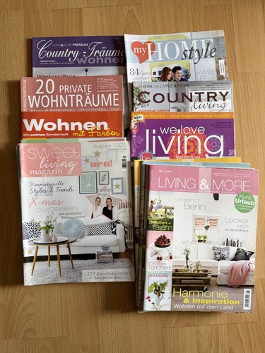 20x diverse wohnzeitschriften - 20x,