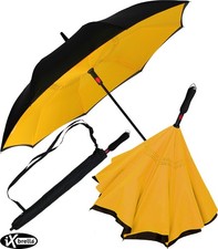 iX-brella Reverse Automatik Regenschirm Damen umgekehrt umgedreht zu öffnen groß
