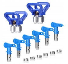 6 Stk Stahl Spritzdüse Düse Tip Für -/Wagner Airless Farbspritzpistole Werkzeug