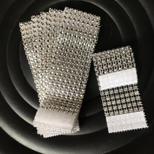 10 Stück Acryl Diamant Serviettenringe Hochzeit Esstisch Deko