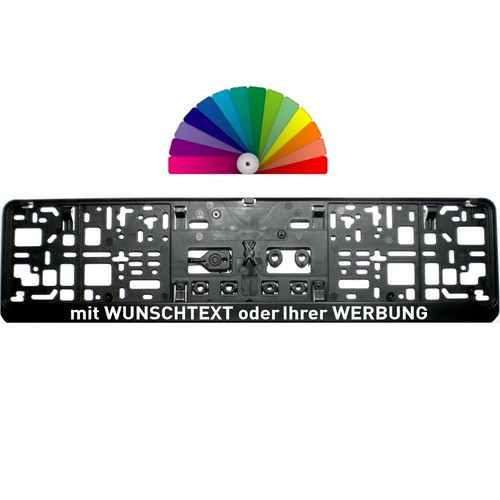 Kennzeichenhalter mit - kennzeichenhalter,