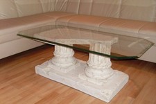 Griechischer Glastisch