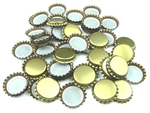 Kronkorken gold 26mm - kronkorken, neue