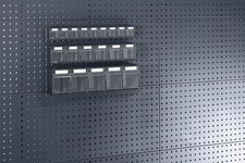 Bott perfo Klarsichtmagazin 6 a.grau 600 x 96 x 112 mm - 02513017.19