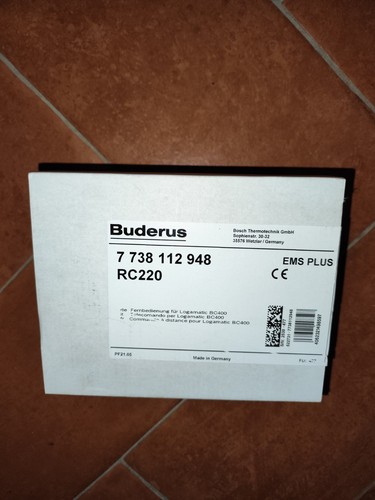 Buderus rc220 fernbedienung - buderus,