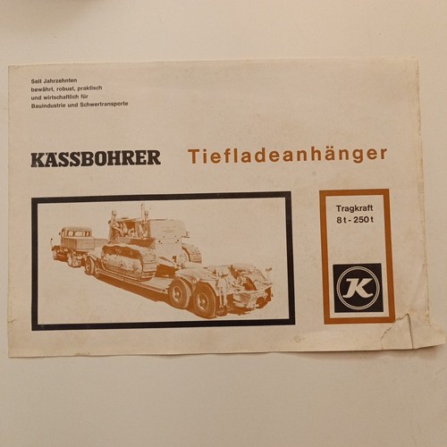 Original prospekt kässbohrer - prospekt,
