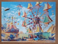 Ravensburger Puzzle 1500 Teile Fantasievolles Riesenrad komplett neuwertig