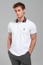 MONCLER POLO T-SHIRT WEISS