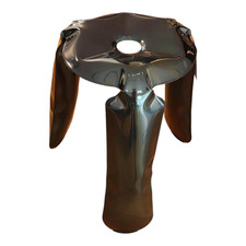 Zieta Hocker Plopp Rostfreier Stahl Cosmic Blue Schwarz