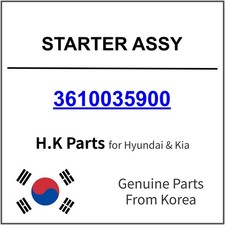 Genuine Hyundai Starter Motor