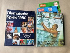 DDR Olympia Buch: Montreal 1976. Moskau 1980. Sportverlag Berlin. Sportecho. JW