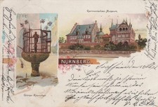 AK - Nürnberg - Gänse Männchen - Germanisches Museum - Litho