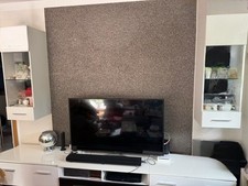 8teil Wohnzimmer-Set Wohnwand Highboard,Vitrine,Hängeschrank,Lowboard,TV-Schrank