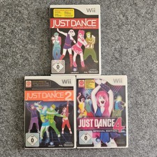 NINTENDO Wii – JUST DANCE 1 + 2 + 4 Special Edition – Komplett mit Hüllen &...