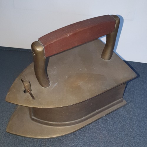 Altes bügeleisen messing - altes,