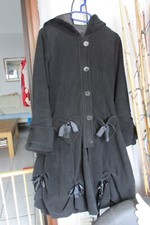Gothic Poizen Industries Gothic Wintermantel Gr. S Alice Coat mit Reißverschluss