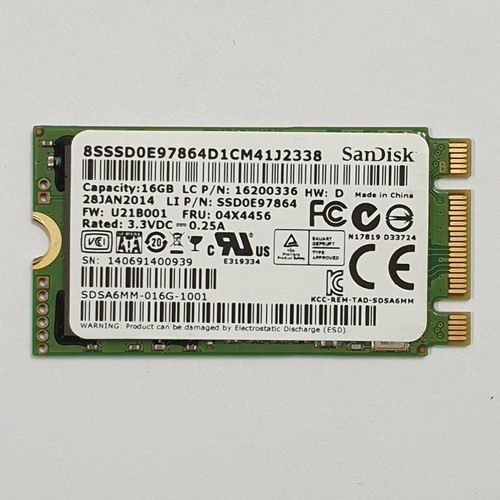 Sandisk 16gb msata ssd - 16gb,