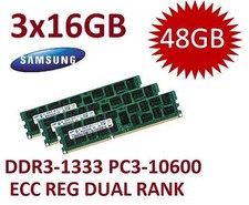 3x 16GB 48GB DDR3 RAM 1333Mhz