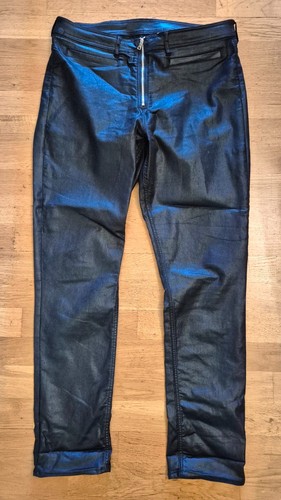 Kunstlederhose m schwarz - v.,