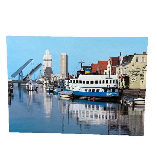 Postkarte husum binnenhafen - ak,