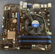 MSI B75MA-P45 - Ver 1.1 - Mainboard (gebraucht) inkl. CPU und Lüfter