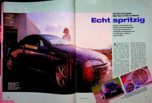 Sport auto 1995 opel tigra - 05/1995,