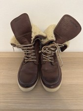 Original Blackstone Herren Winterschuh mit Lammfell/ Leder Gr. 45 Braun