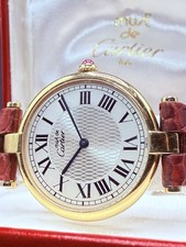 CARTIER Limited Edition Vermeil Must de Vendome  Quarz Ø 30mm Limited 1847 Piece