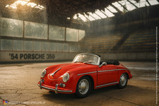 1:18 Kyosho - 1964 Porsche 356 Cabrio Rot - Ersatzteile - Spare Parts