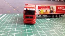 Herpa Lkw 1:87 MAN TGA Koffersattelzug***Spedition BKV/KARLSRUHE***