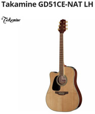 Westerngitarre für Linkshänder - Takamine GD51CE-NAT LH incl.  Riemen und Tasche