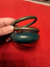 Modeschmuck 3 Grüne Armreife Aus Holz 