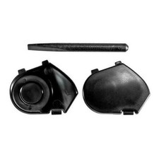 Visierplatten flat black - black, helm