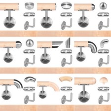 Birke massiv Holzhandlauf Ø