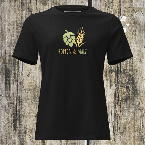 Damen bio shirt hopfen - bio, &