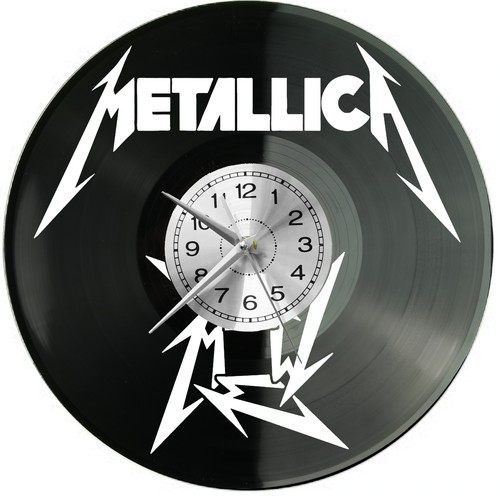 Metallica vinyl uhr - uhr, wanduhr