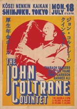 Poster JOHN COLTRANE - Quintet Tokyo 1966 ca60x85cm NEU 15619