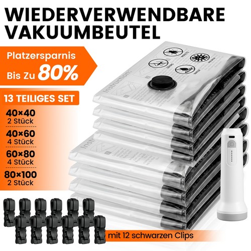 Vakuumbeutel stück reise - vakuumbeutel, 8-13