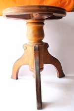 Klavierhocker braun, Material