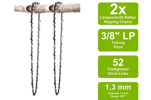 Längsschnitt sägeketten - 2,