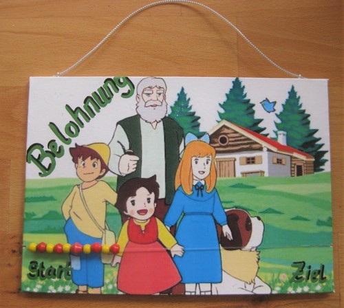 Belohnungstafel heidi - belohnungstafel, "heidi"